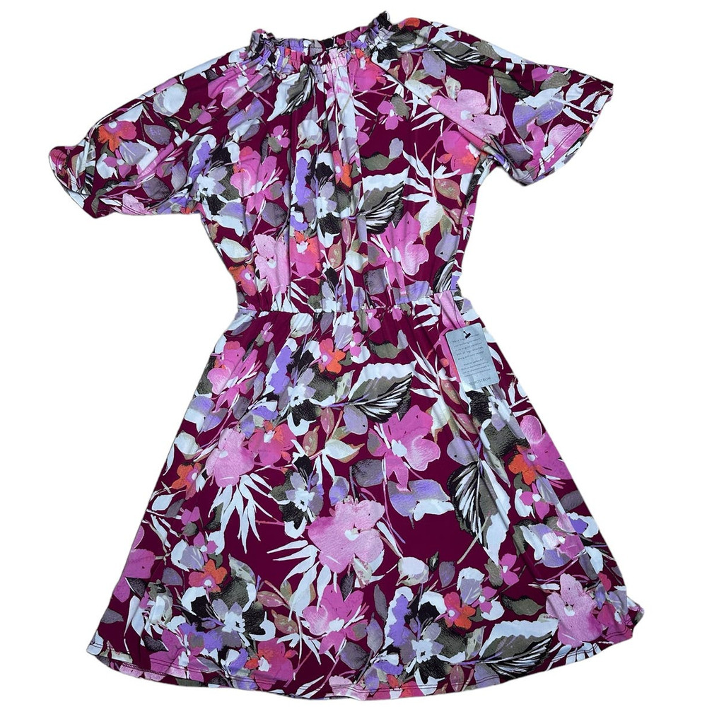 Maggy London Floral‎ Dress Size 2 NWT Berry Pink